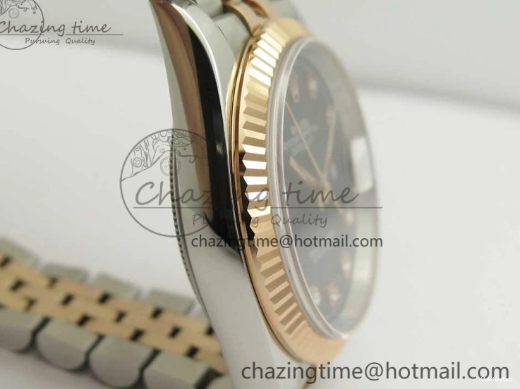 Black 904 36mm Jubilee Wrapped RG Bracelet 116231 GMF SS SS RG DateJust on Dial Diam A2836 Wrapped 0313